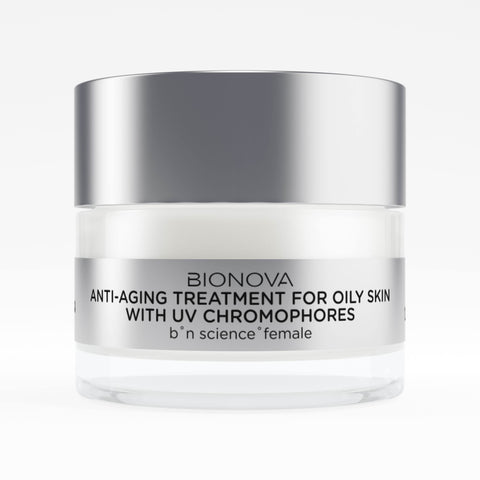 Anti-Aging Treatment for Oily Skin with UV Chromophores