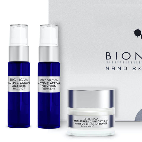 Anti-Stress Discovery Collection for Oily Skin with UV Chromophores